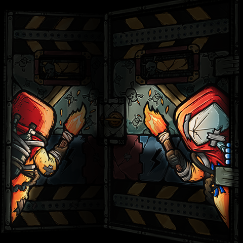 Cel Shading  | Armored Door v2 (Glow)