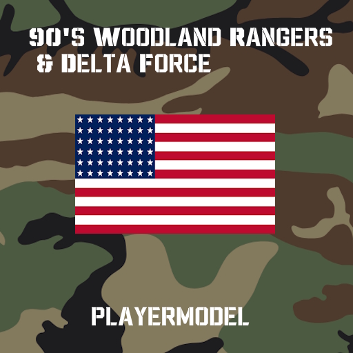 90's Woodland Rangers & Delta Force Playermodel preview