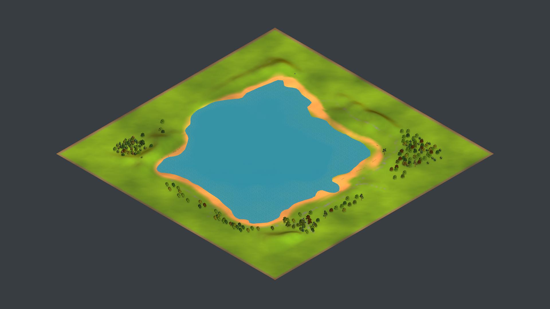 my first world with custom tile