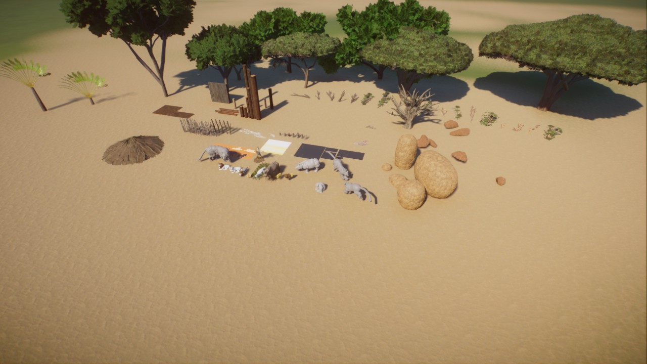 Africa pack prop's