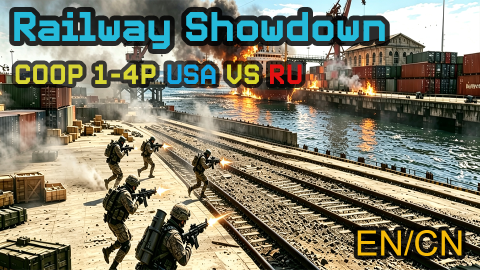 (COOP 1-4P) Railway Showdown (sandbox, creds to =213=蟆虹骚酒)