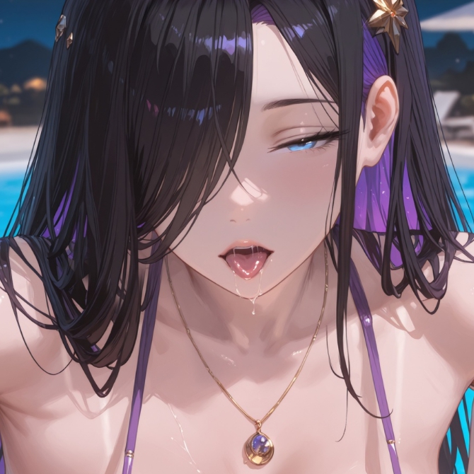 泳池边的痴女