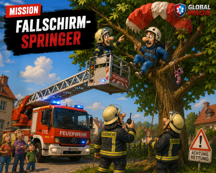 Rettungs Fallschirmspringer