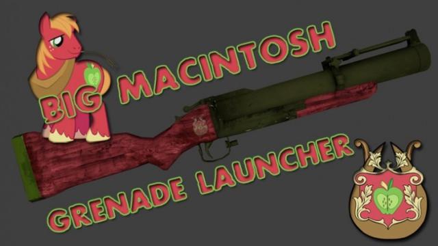 Big Mac Grenade Launcher Reskin (Reupload)