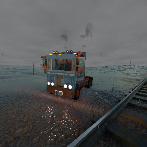 Kenworth K-100E Areodyne B Chassis Beater