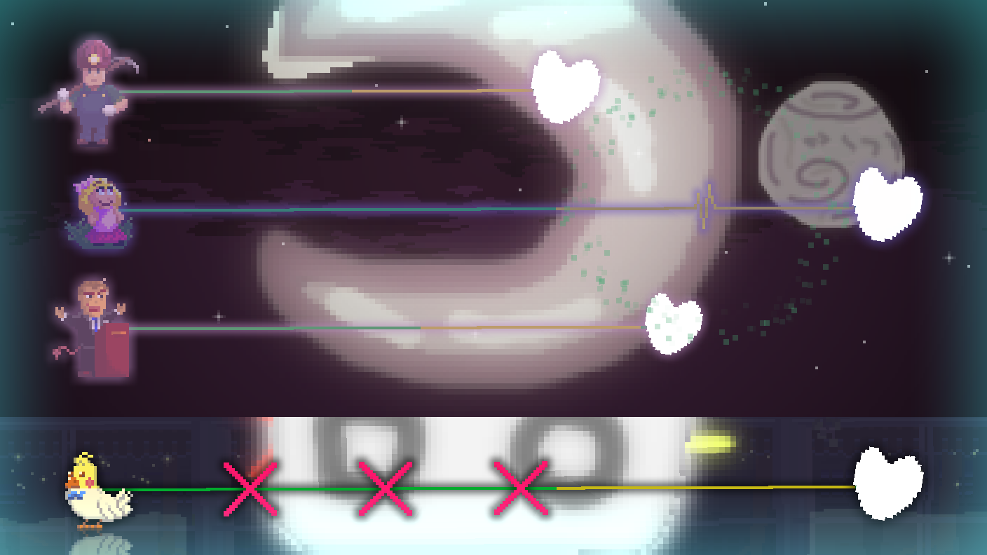 Rhythm Doctor OST - ④-②Ⓝ  Invisible(Night) but the track is shorter due to Modifiers preview