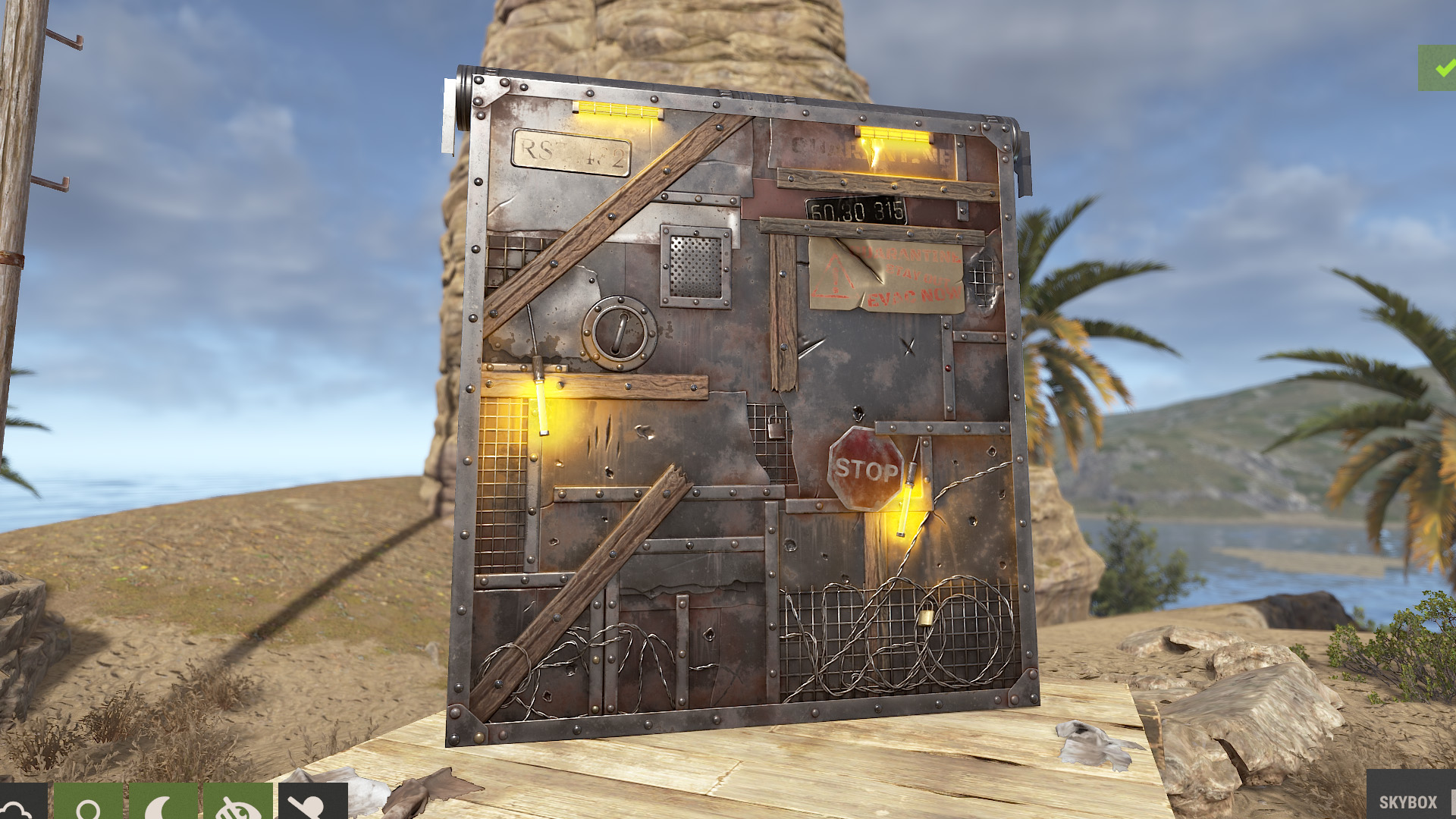 Welded Quarantine Garage Door thumbnail 5