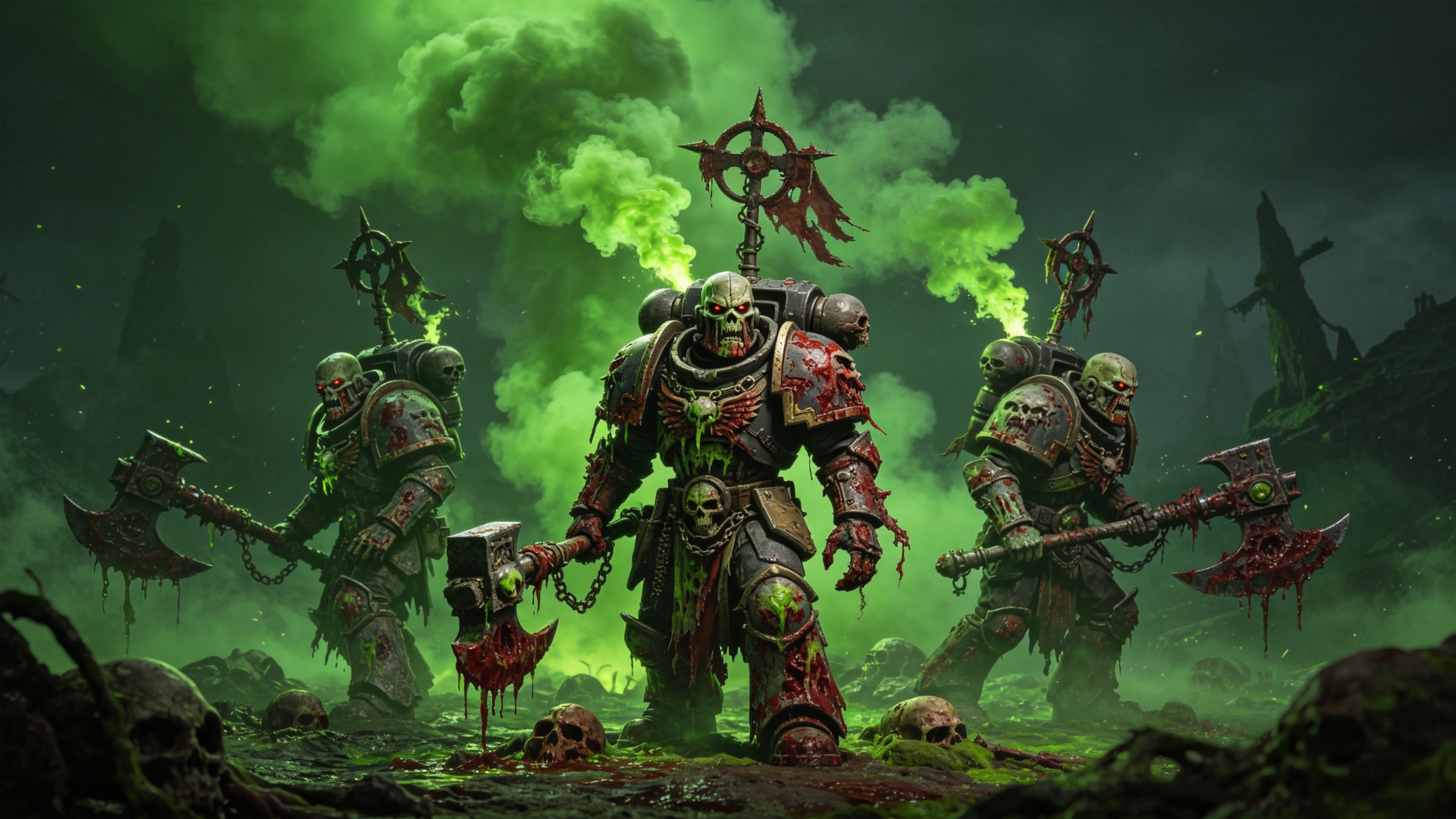纳垢腐朽战士扩展 / Nurgle Rot Warriors Expansion