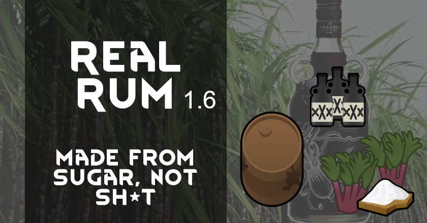 [LYN] Real Rum mod preview for RimWorld