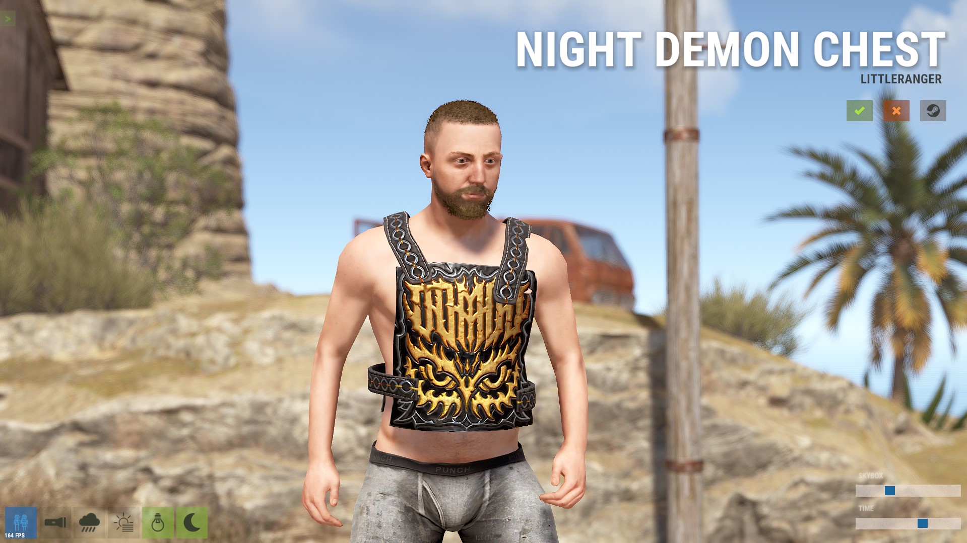 Night Demon Chestplate thumbnail 6