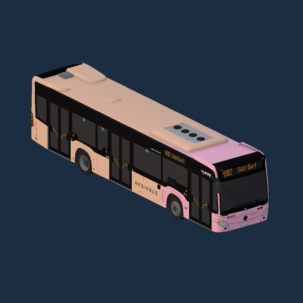 VVT Ledermair - MB C2 (Euro VI) '12 - VVT Design 2023 - pink-orange (berg-tal)