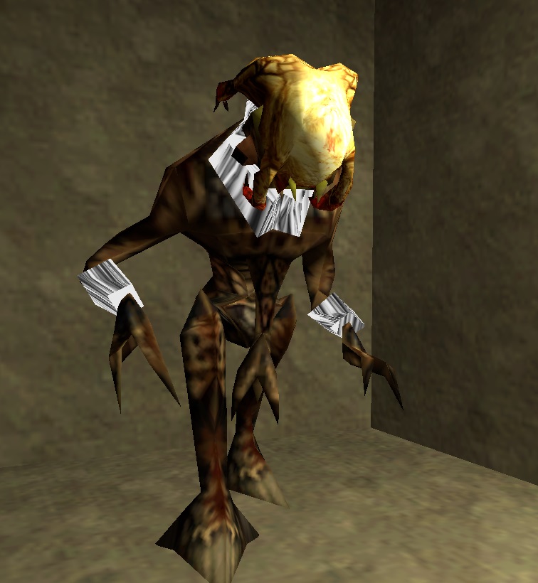 Zombie Vortigaunt (Zombie alien slave)