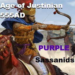Purple Sassanids for 'Age of Justinian 555AD'