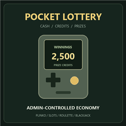 Pocket Lottery and Arcade - Cash and Prize Shop [B42]