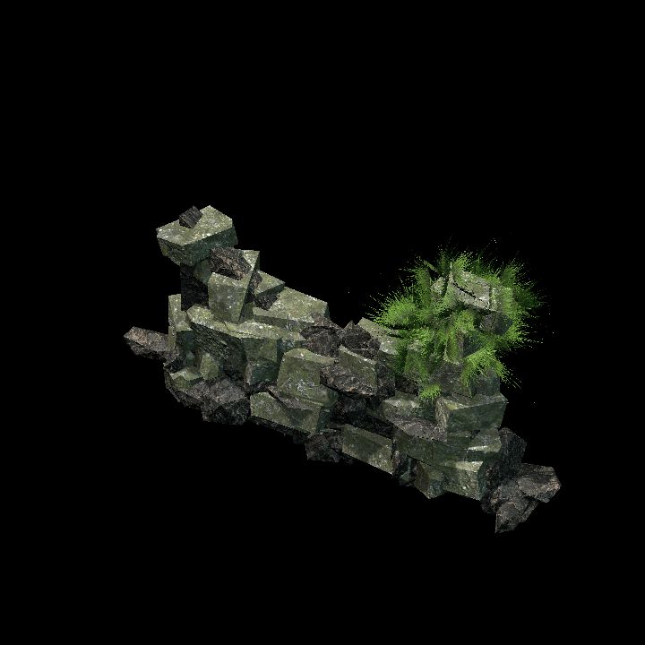 Jungle Ruins - Wall 5 B