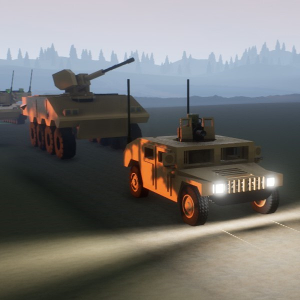 HUMVEE H1 MK19 turret