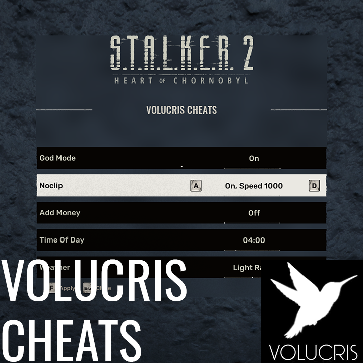 Volucris Cheats