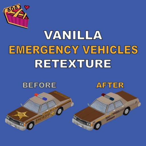 Vanilla Emergency Vehicles Retexture – Project Zomboid Mod