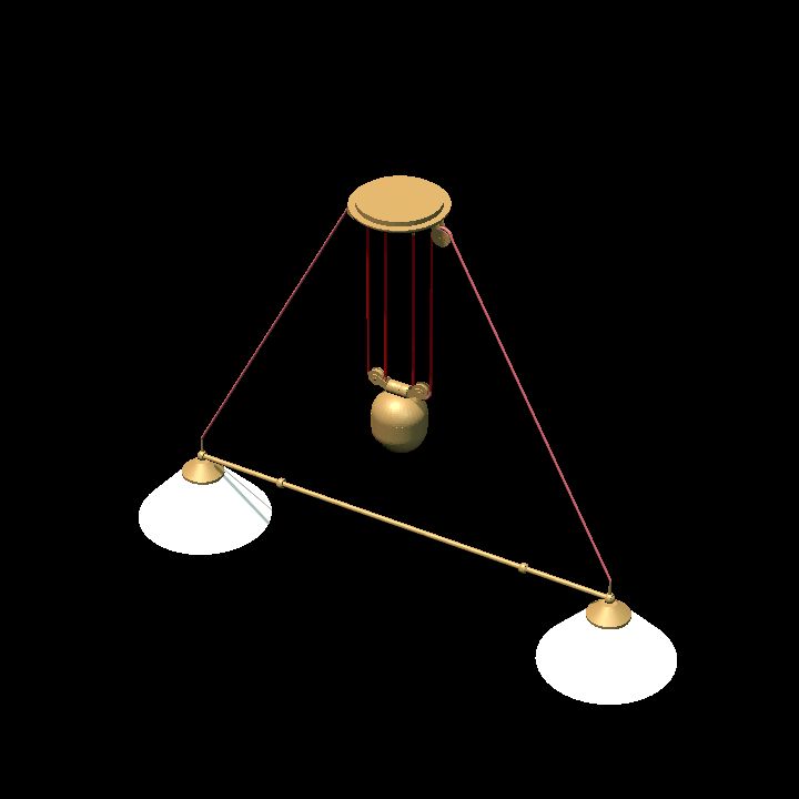 Pulley Ceiling Light