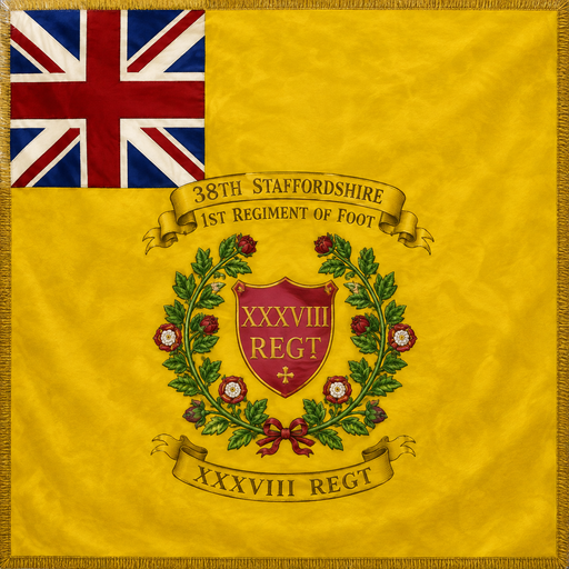 38th (1st Staffordshire) regiment of foot - Flag preview