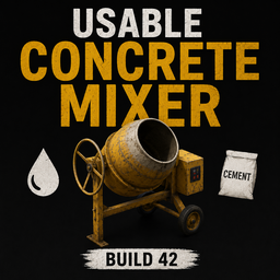 Usable Concrete Mixer [B42] – Project Zomboid Mod