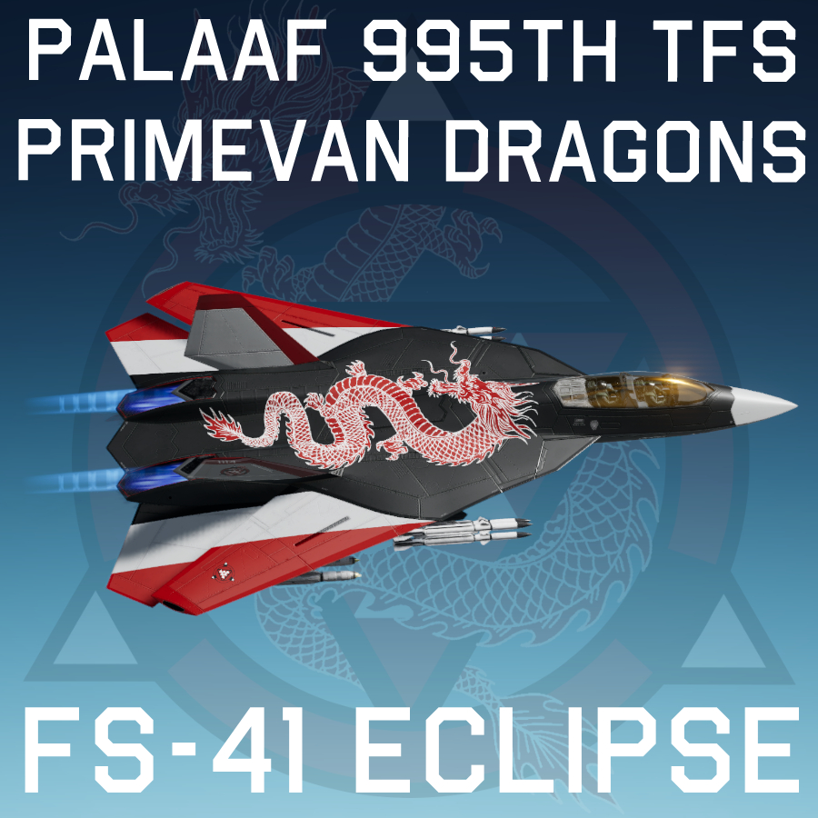 PALAAF 995th Tactical Fighter Squadron "Primevan Dragons" FS-41 Eclipse 1114 "The Third Dragon" preview