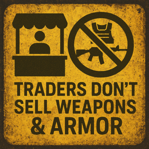 TradersDontSellWeaponsArmor by sdwvit