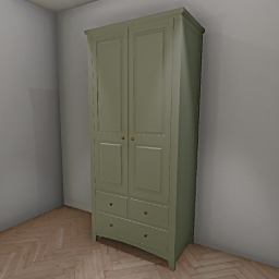 Sage green wardrobe