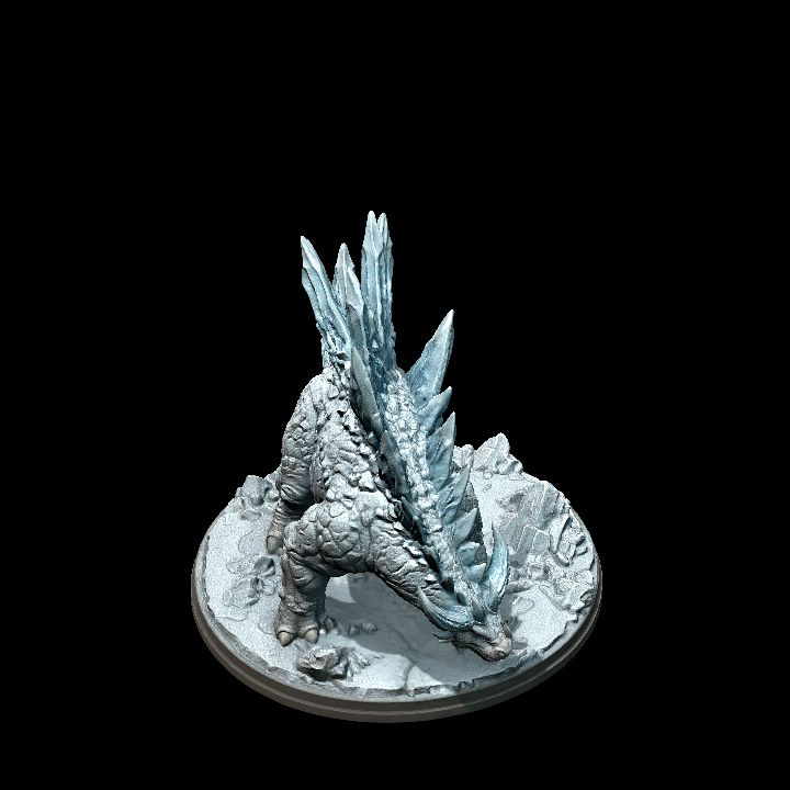Ice Stegosaurus Bull