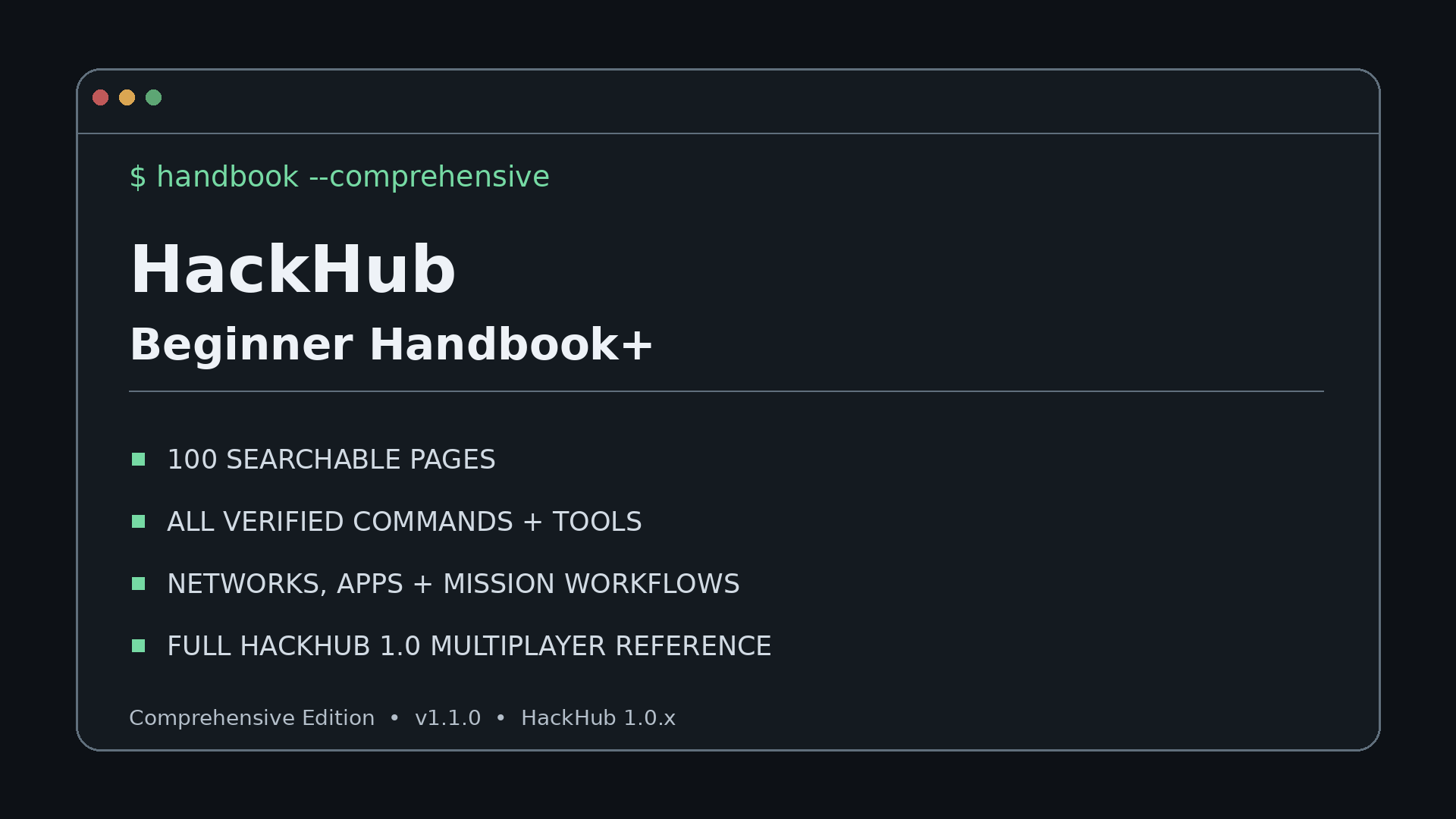 HackHub Beginner Handbook+