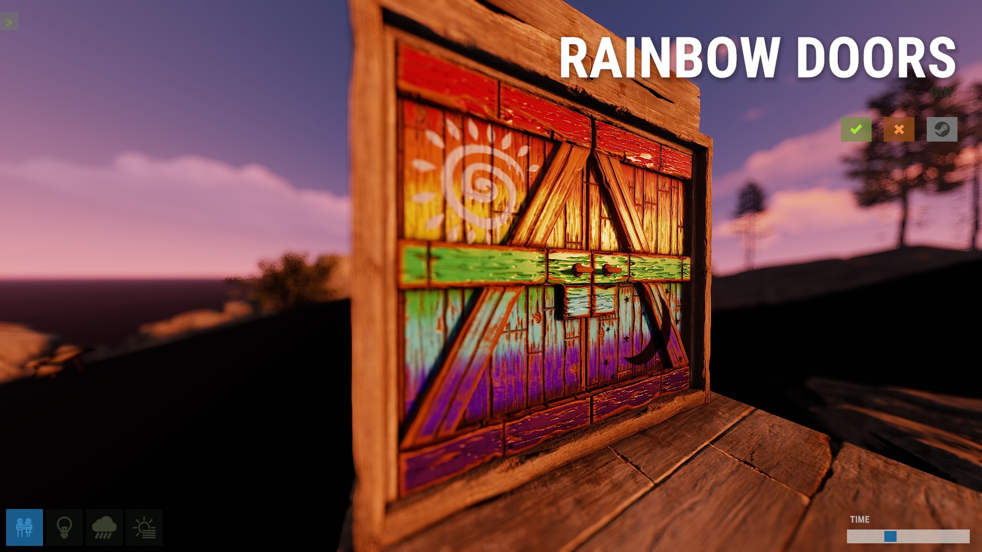 Rainbow Doors