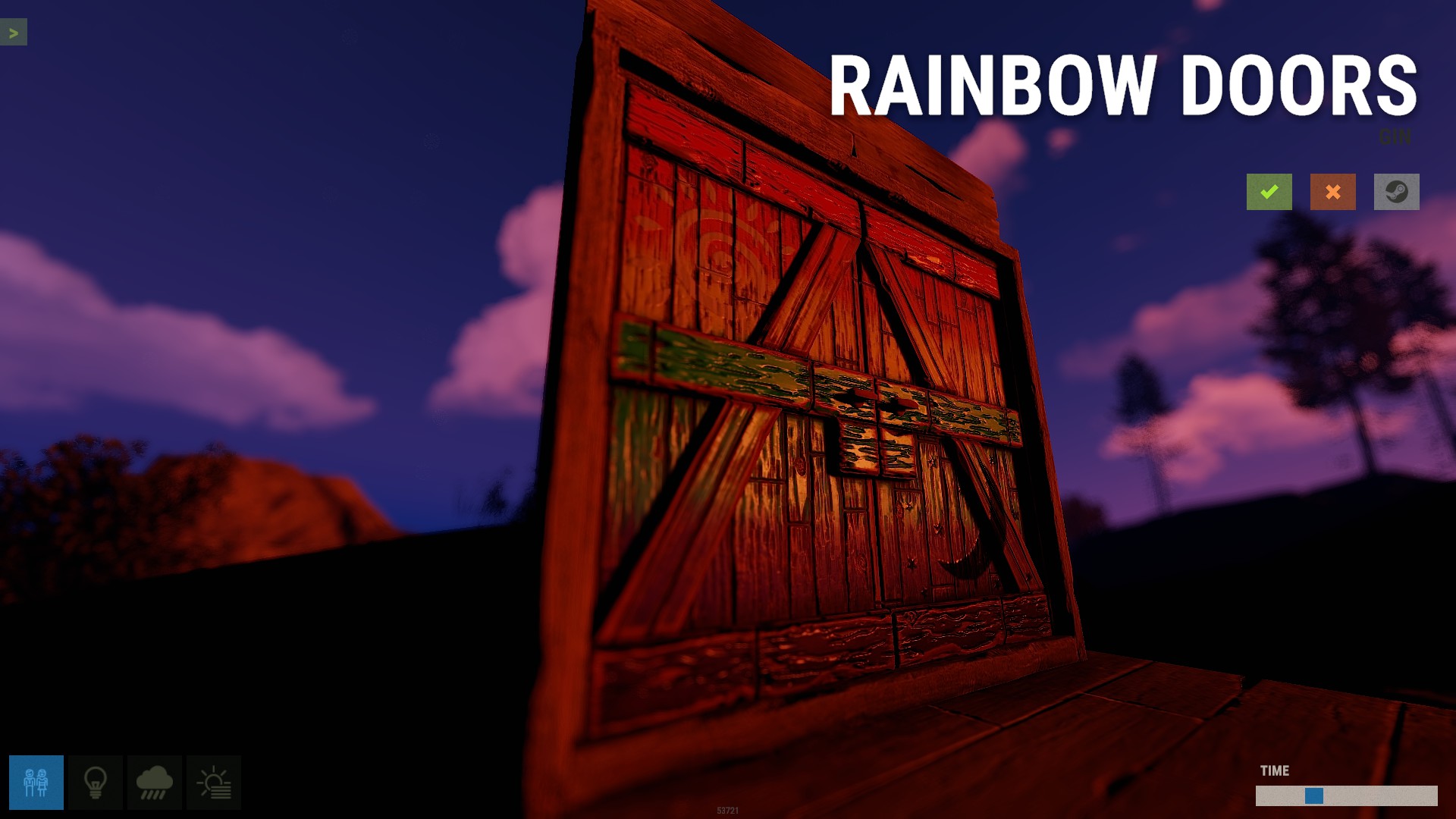 Rainbow Doors