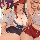 Cetta Makima, Power, Reze  (Chainsaw Man) NSFW