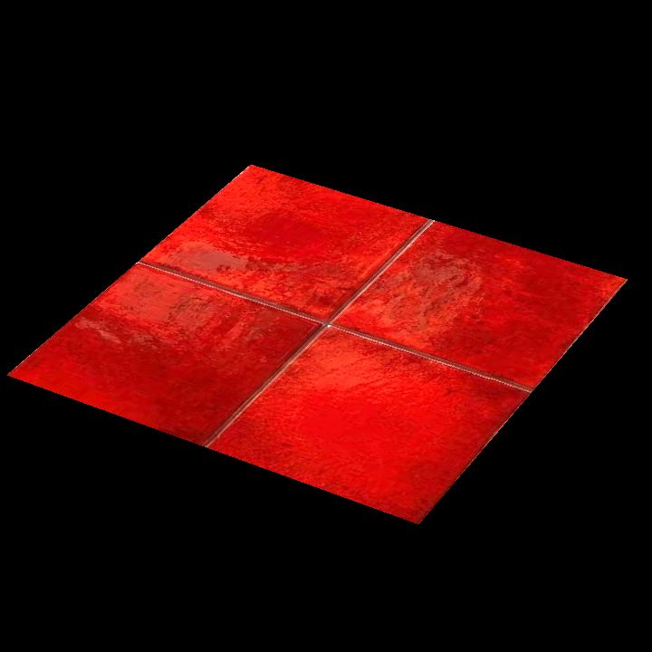 Floor, Glossy Red