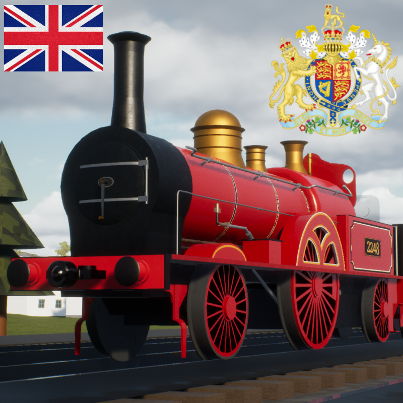 2-2-2 LNWR Bloomer Class