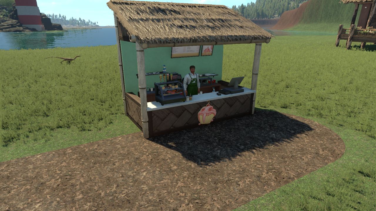 tropical kiosk stall