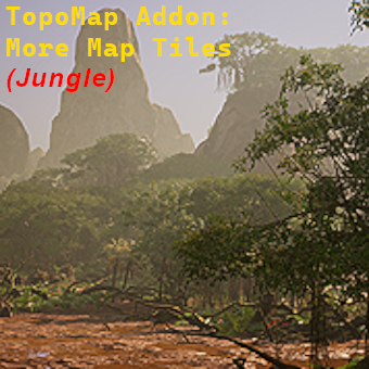 TopoMap Addon: More Tiles (Jungle Tileset)