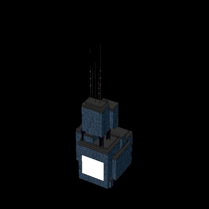 Low Poly Scifi Towers G 5