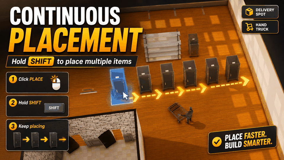 Continuous Placement