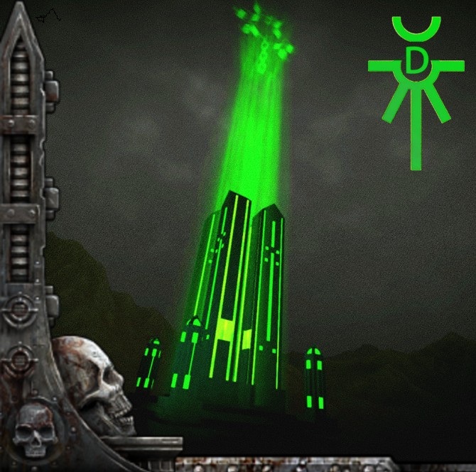 D's Necron Outpost Beacon - 40k preview