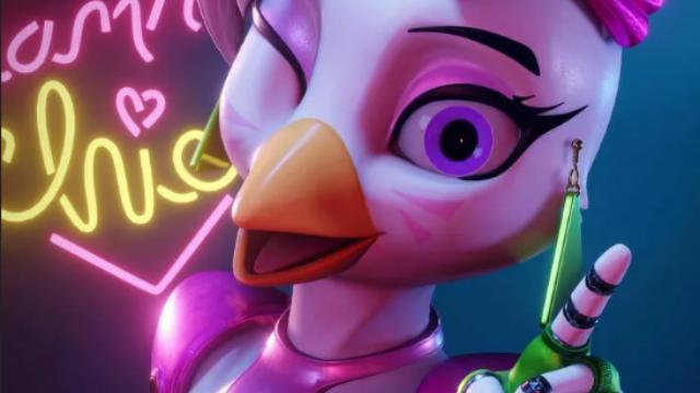 R-18 Glamrock Chica (Five Nights at Freddy's Security Breach) Loading screen