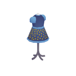 Star Dress on Mannequin