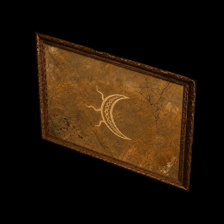 Painting, Lunar Petroglyph {2D}