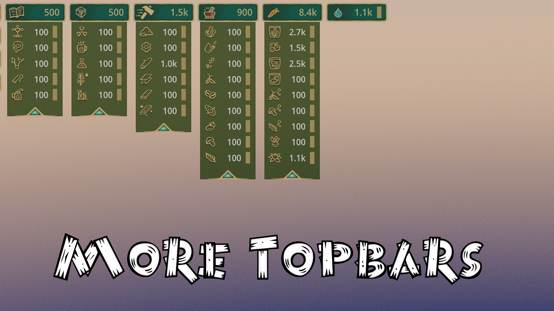 More TopBars