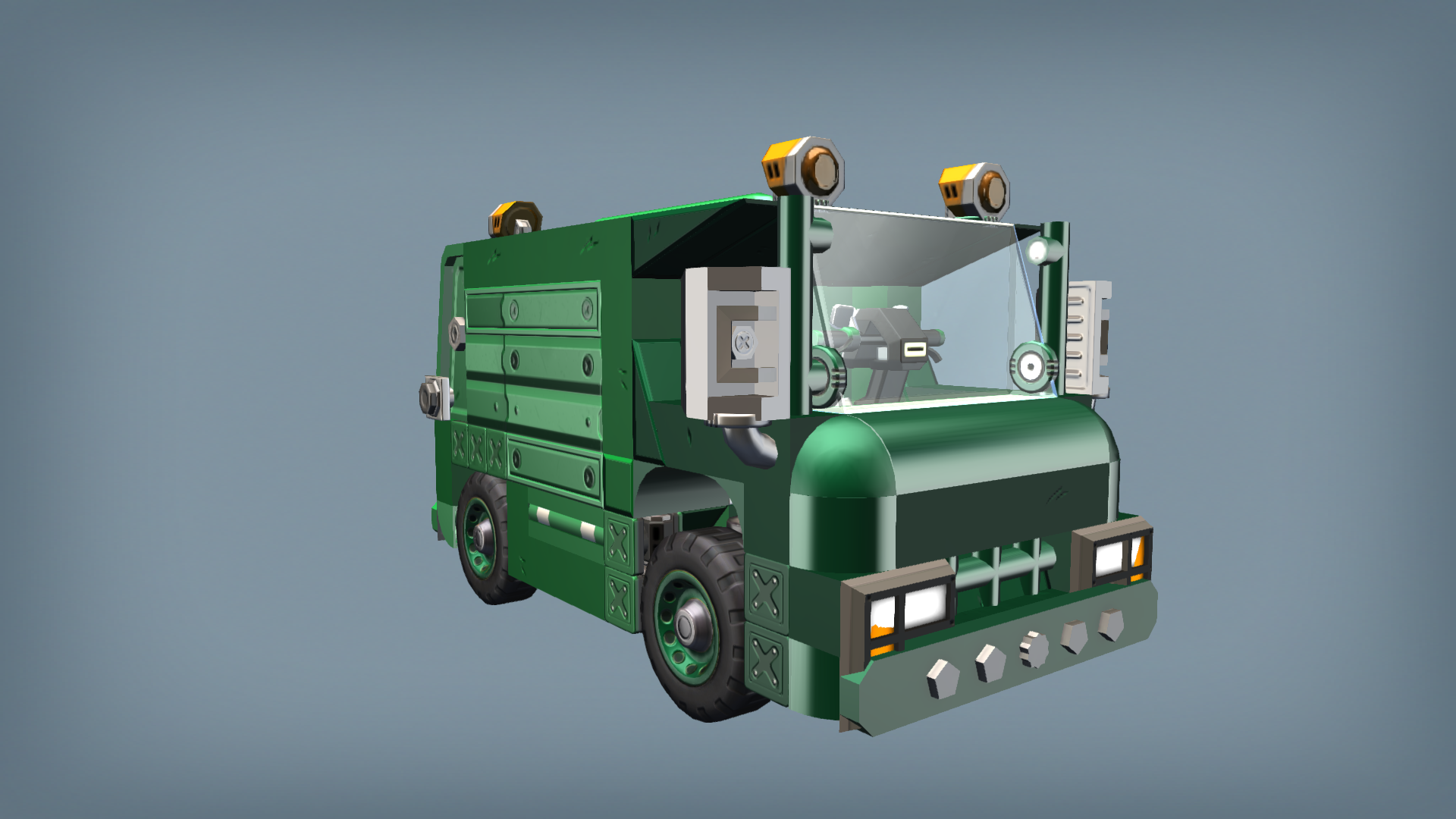 JiN'' Micro Garbage Truck (Minicity)