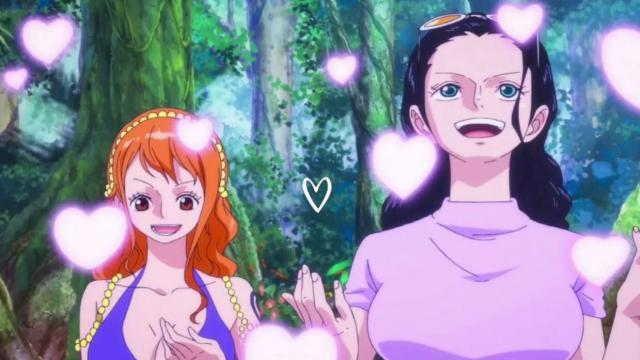 R-18 Nico Robin and Nami (One Piece) Moon