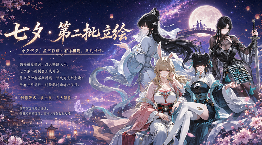 <color=#00BFFF><size=20>【姜宁霞】<color=red><size=20>七夕立绘第二批（东方制作）