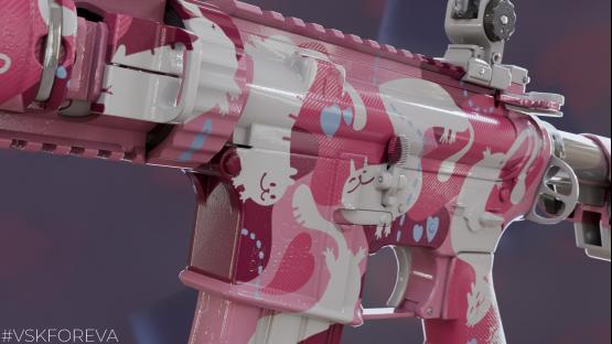 M4A4 | Liquid cats | Pink