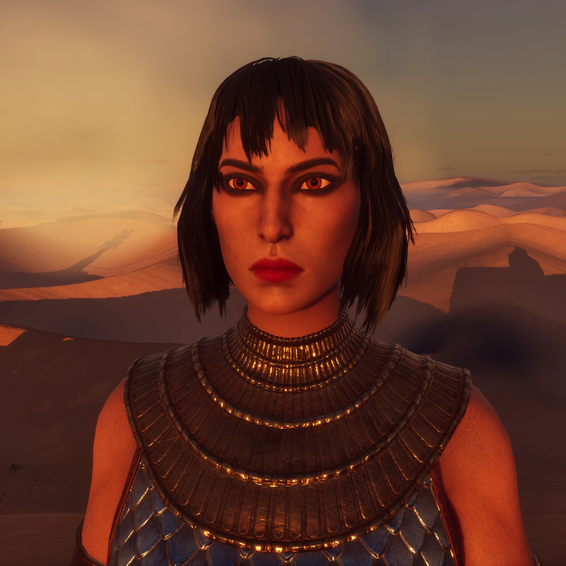 Realigned Female Hair