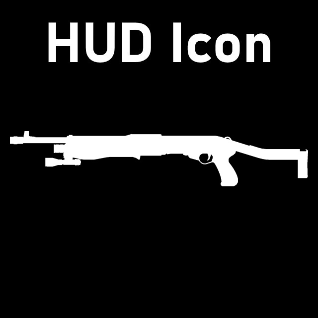 Battlefield 3 - SPAS-12 HUD Icon (SPAS Shotgun)
